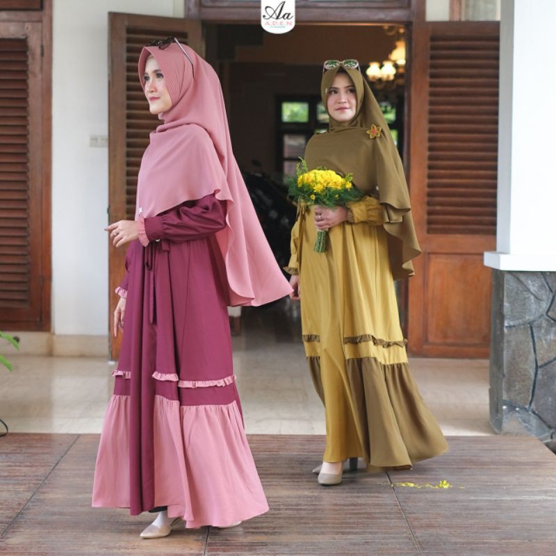 GAMIS SET BUSUI ANISAH SET ORIGINAL ADEN