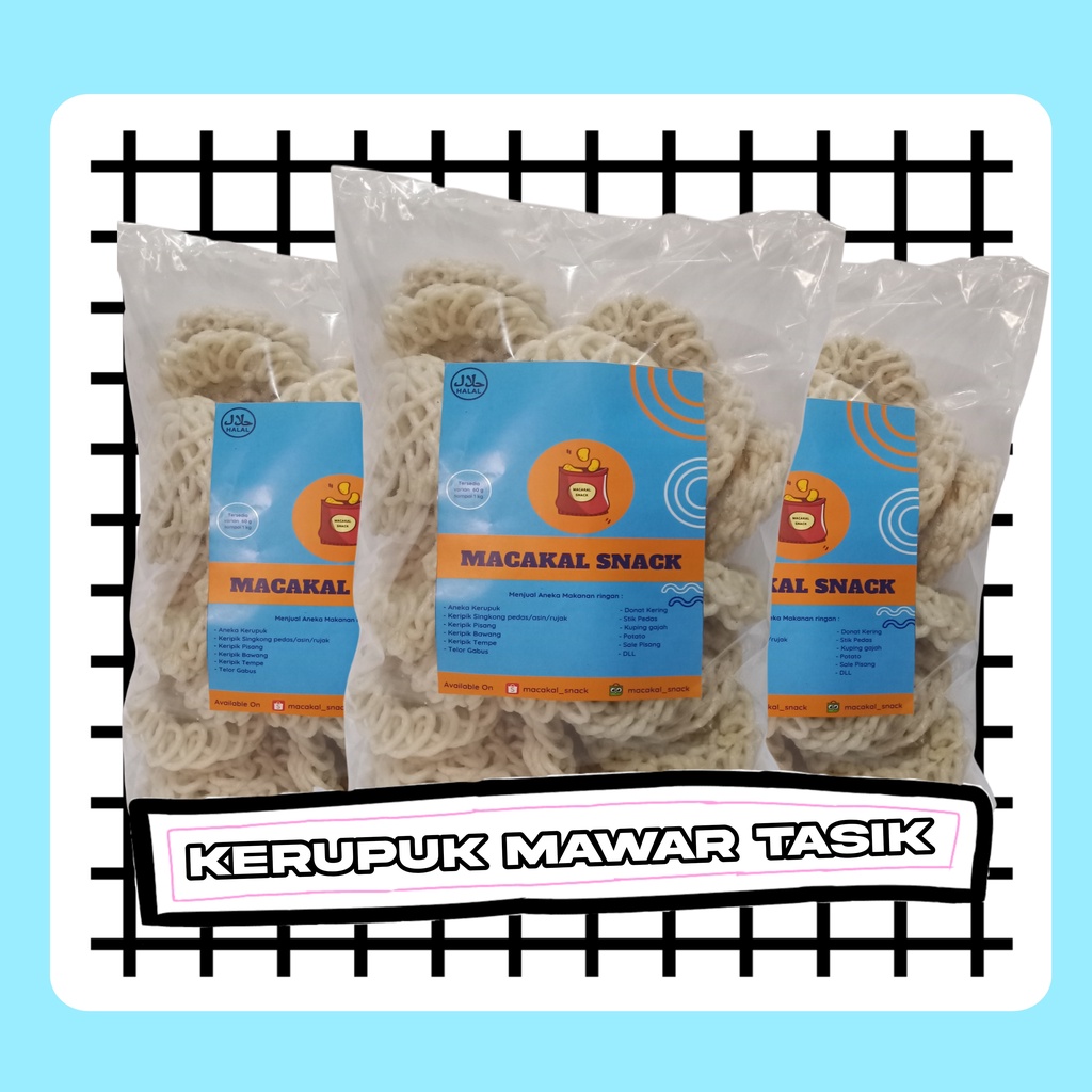 

Kerupuk Mawar Tasik (kecil) 250 gram