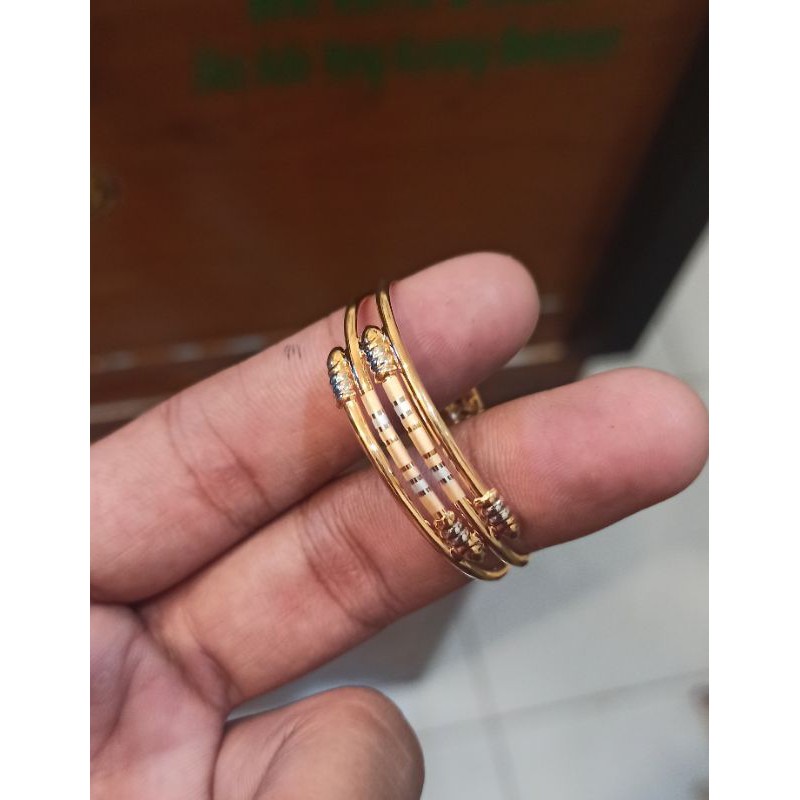 Gelang anak kuku macan emas asli 300%