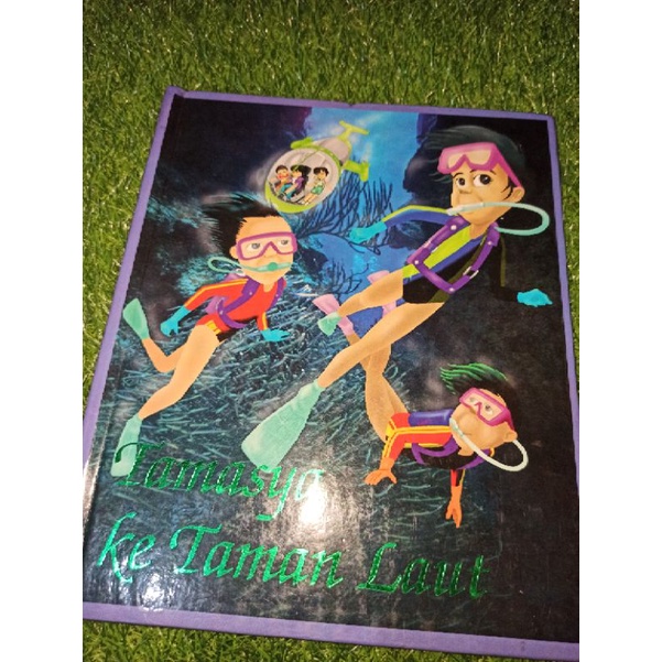 buku cerita anak - hardcover - TAMASYA KE TAMAN LAUT (preloved)