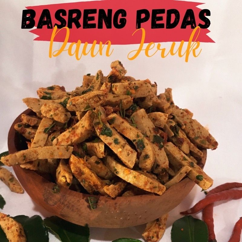 

Basreng 100g daun jeruk/Bakso goreng