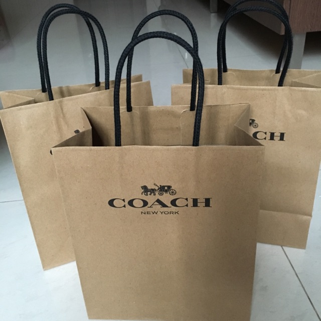 

COACH New York Paper Bag original