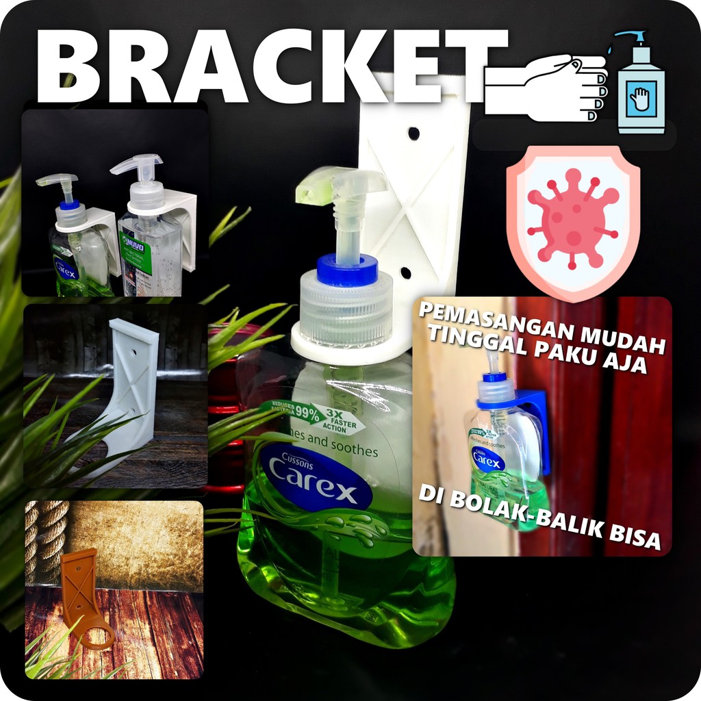 BRACKET HAND Sanitizer Berkualitas Murah, Bahan Tebal Kuat... Shopee