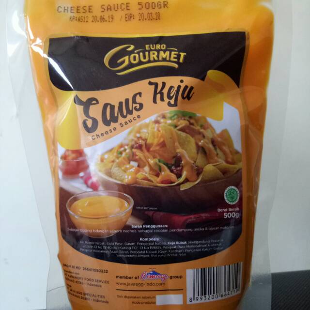 

Saus keju euro gourmet 500gr murah