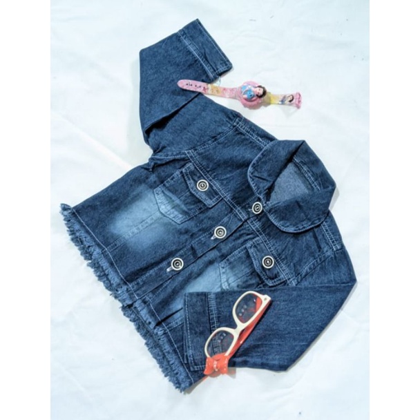 Jaket Anak Usia 3-5 Tahun / Jaket Anak Murah / Jaket Jeans Anak / Jaket Jeans Perempuan /Jaket Jeans