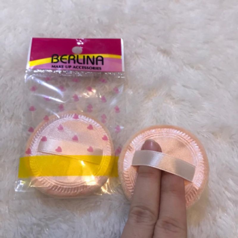 Spons Bulat Bedak Tabur/Spons Kering/Murah/Praktis/Hemat