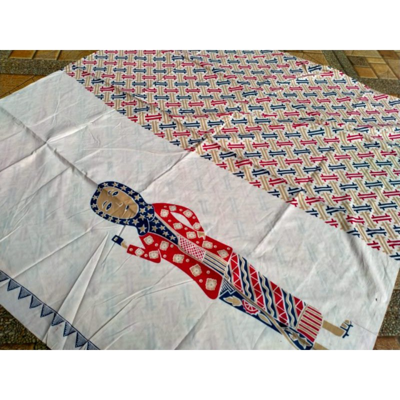 Kain Batik katun print motif etnik budhe