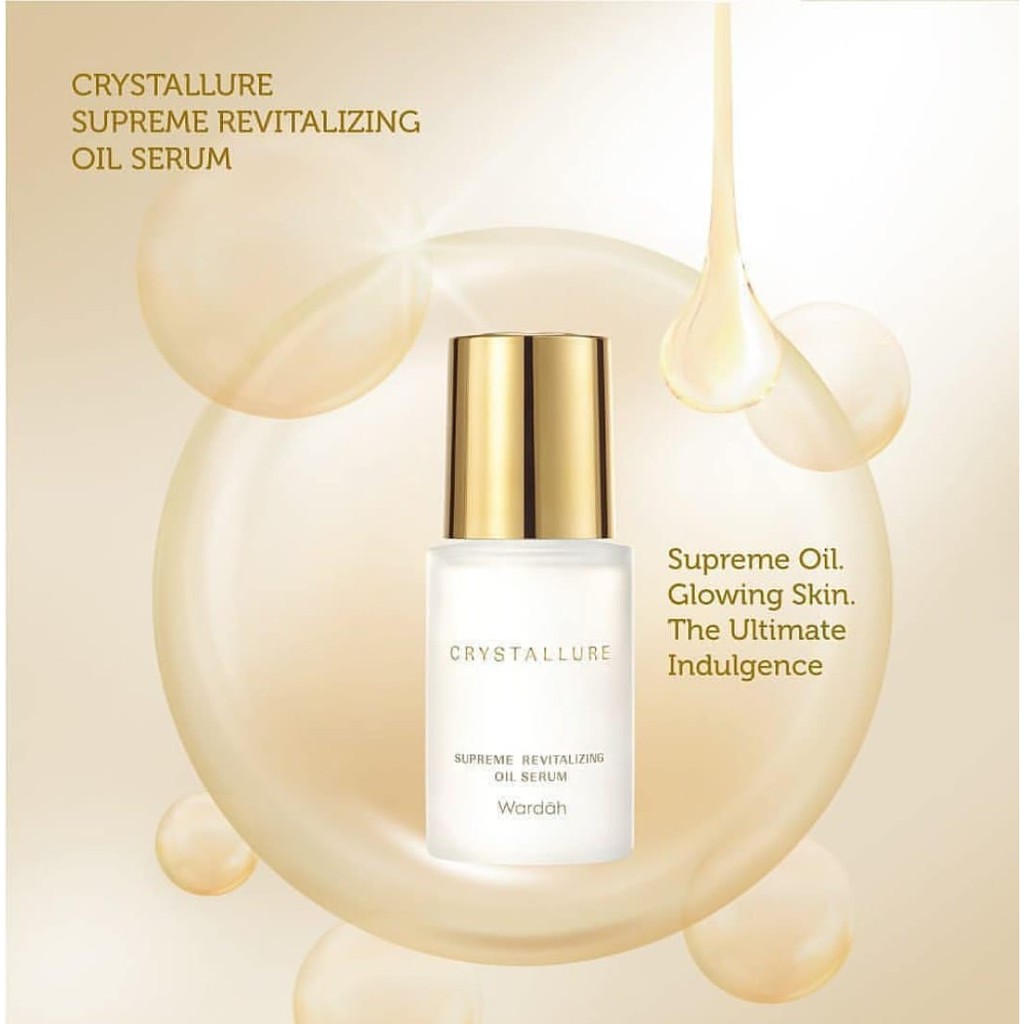 Wardah CRYSTALLURE Supreme Revitalizing Oil Serum 30 ml