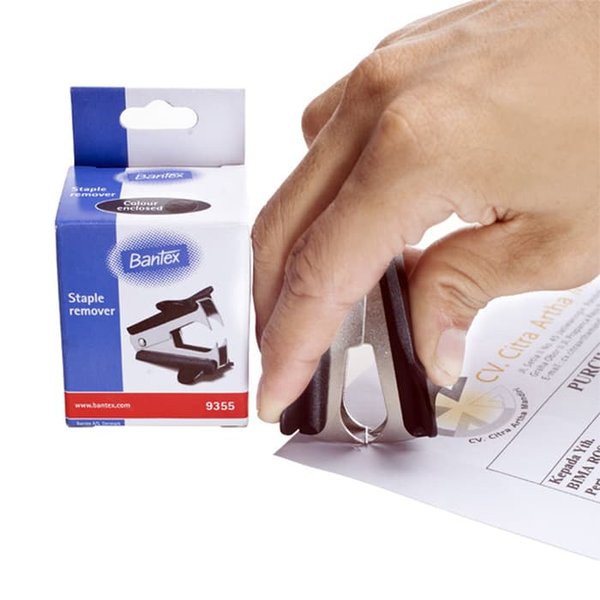 Bantex Staple Remover atau alat pelepas staples ref. 9355