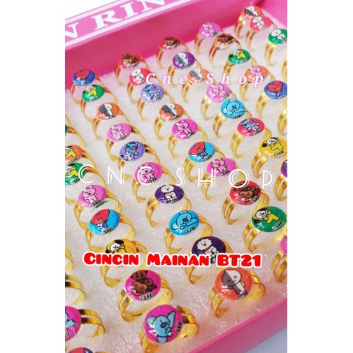 Cincin Mainan Anak Motif Lucu Murah