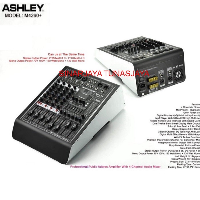 Power Mixer Ashley M4260+ Original Ashley M4260 +