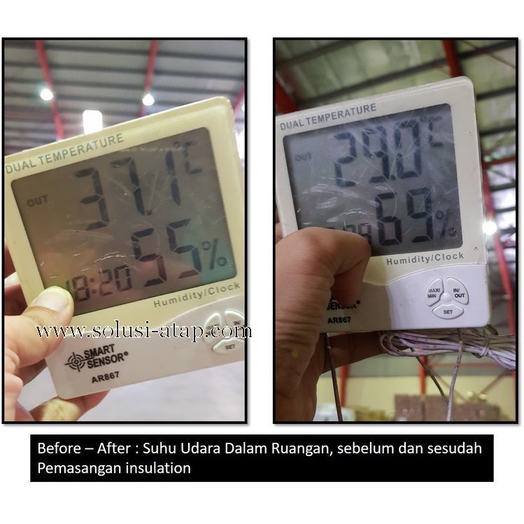 Bahan Peredam Panas Atap - Penolak Panas Matahari - Insulation Bubble