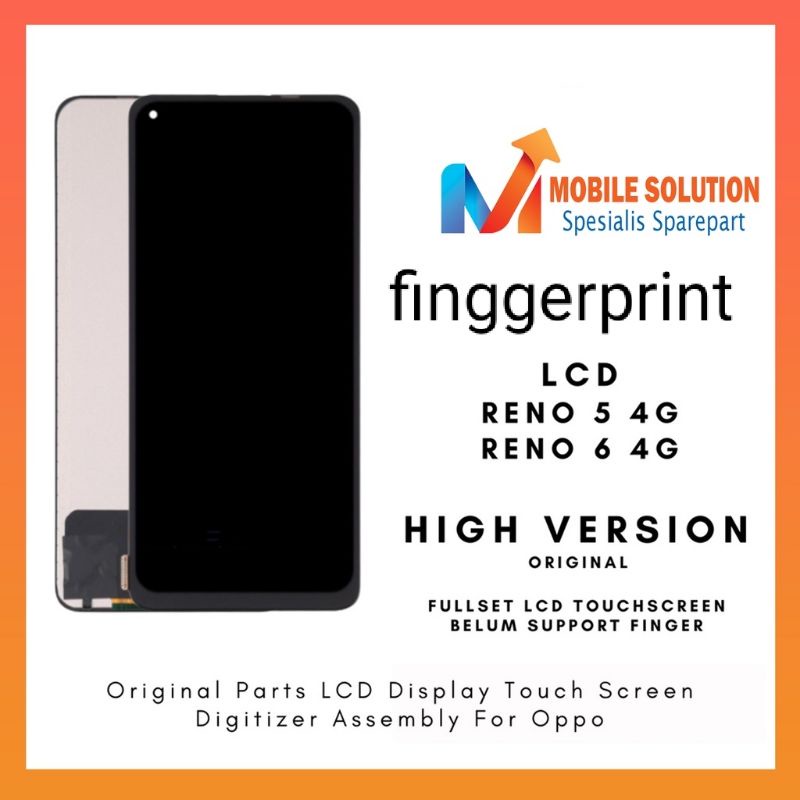 Grosir LCD Oppo Reno 5 4G /  6 4G ORIGINAL 100% SUPPORT  FINGGER PRINT Touchscreen Komplatible Untuk Produk Oppo Garansi 1 Bulan