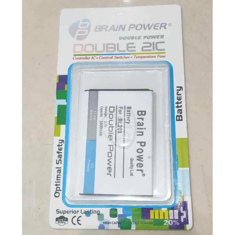 Battery batre Lenovo BL - 203 Brain power