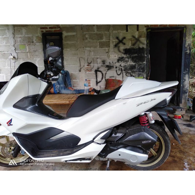 Aksesoris Accessories pcx 150 Modifikasi Variasi Custom single seat