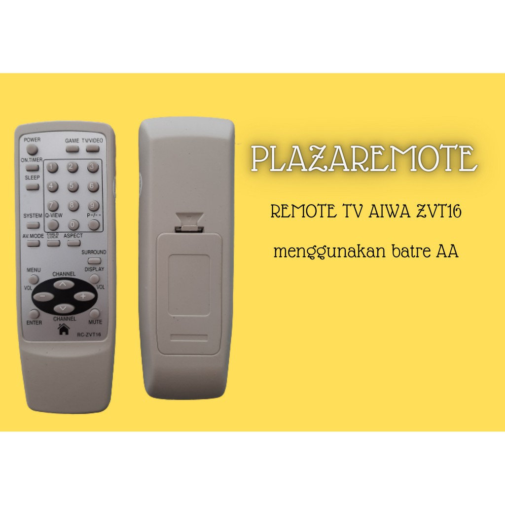 Remote AIWA TV CRT 6VT05 DAN ZVT16