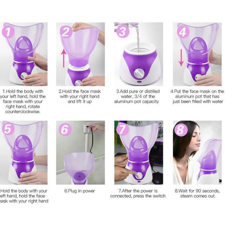 Uap Wajah / Facial Uap Wajah Portabel / Facial Steamer