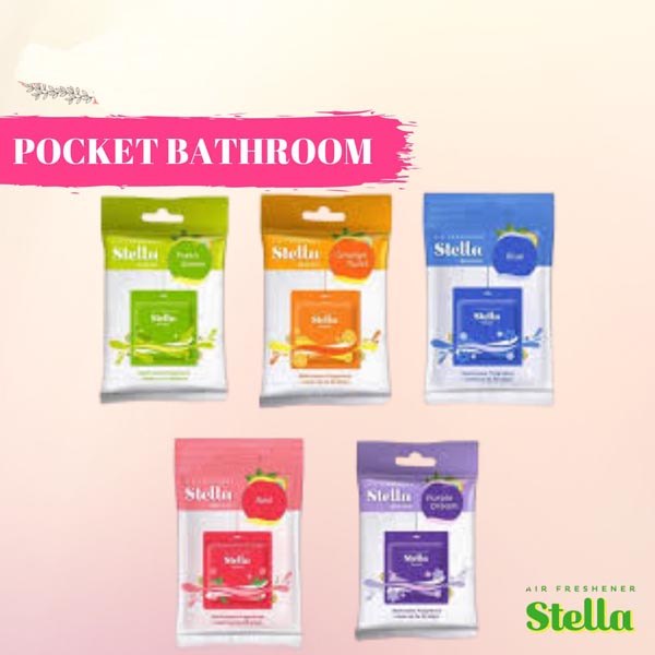 [POCKET] Stella Pocket Bathroom 10gr Pengharum Ruangan - 5 Varian Harum | Kamar Mandi | Lemari_Cerianti