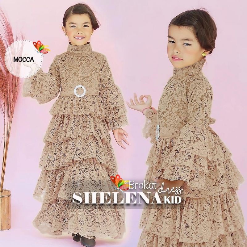 MAXY SHELENA KID FASHION MUSLIM PAKAIAN ANAK PEREMPUAN BRUKAT FURING JCHM