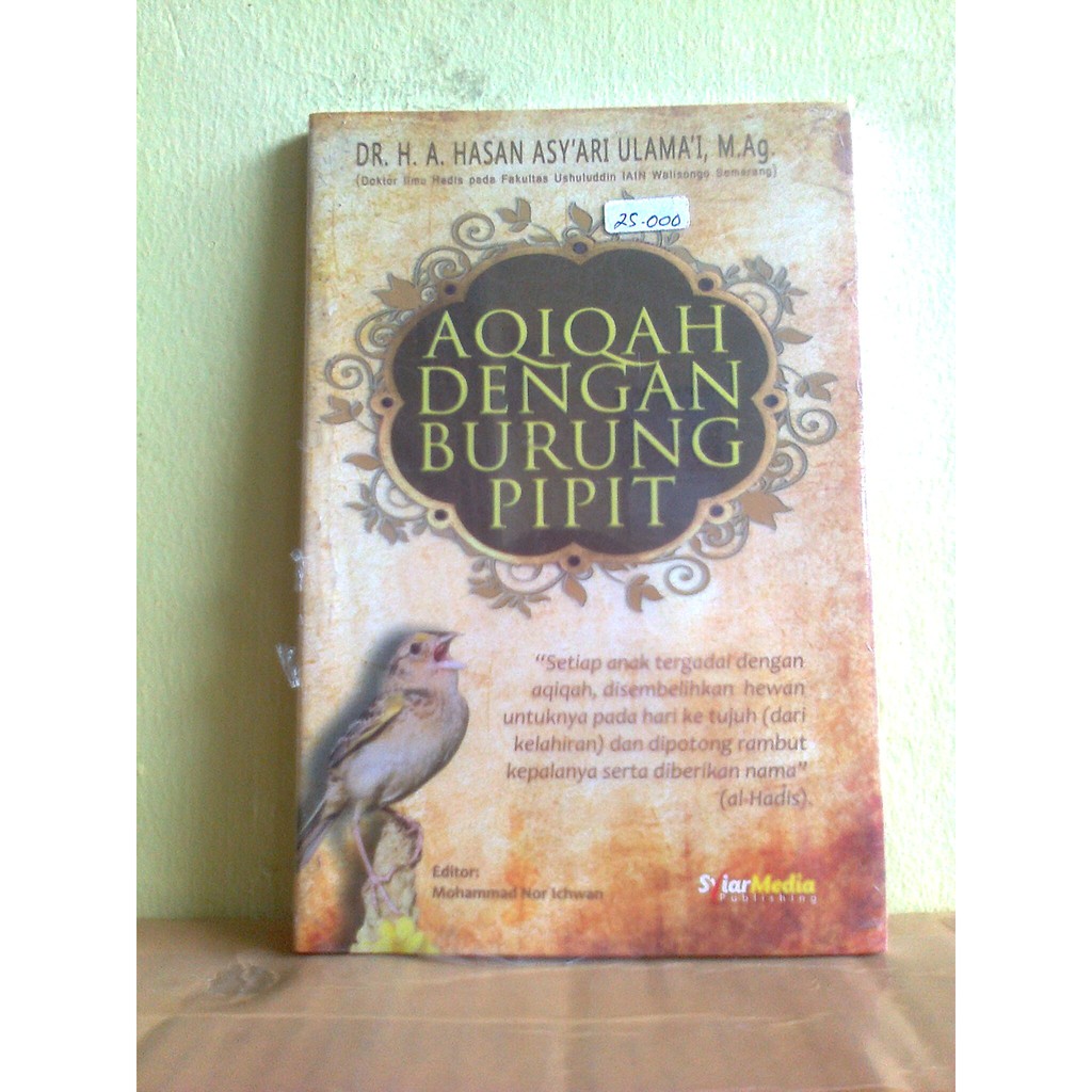 Buku Aqiqah dengan Burung Pipit