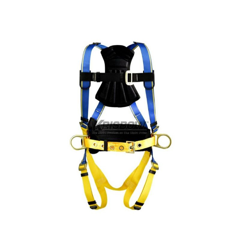 KRISBOW Safety Belt Plus Tali / FULL BODY HARNESS WITH BELT