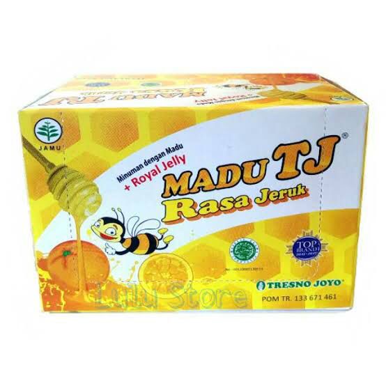 

Madu TJ Rasa Jeruk box isi 12 sachet