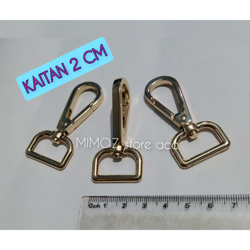 KAITAN TAS /PENGAIT KEW KEW ROSE GOLD