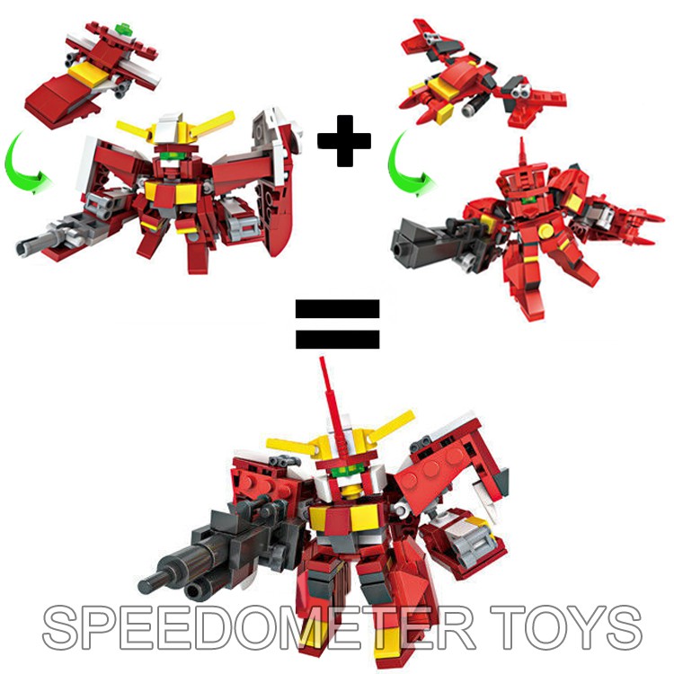 Blocks Murah (lego) Robot 2 in 1 Gundam Hsanhe | Mainan Edukasi Anak