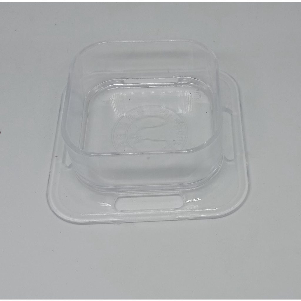 Tempat makan anti tumpah untuk hamster, landakmini, SG, reptile bentuk kotak