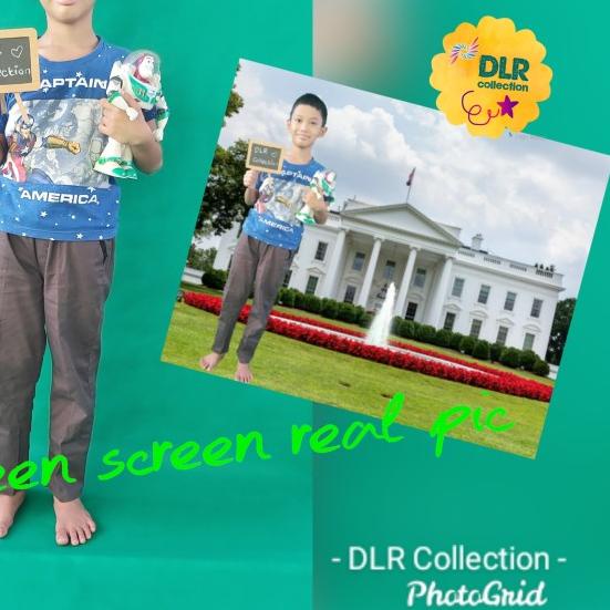green screen uk 4x1.6mtr Background foto bahan spunbond - Hijau Tosca, 75 gram