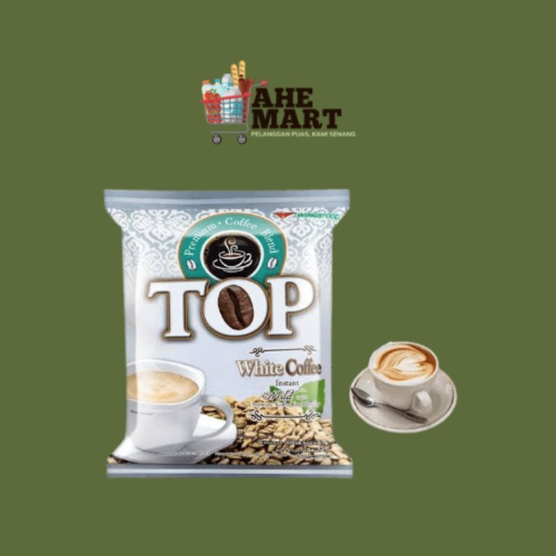 Kopi TOP White Coffee Instan 3in1 (isi 12 sachet)