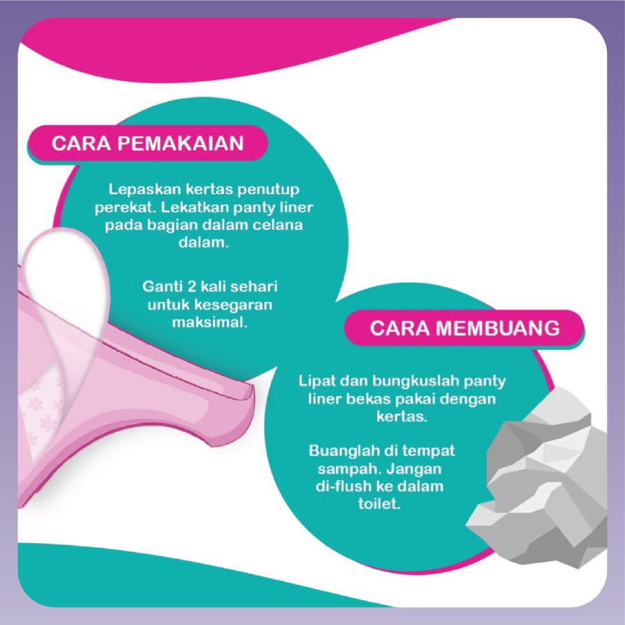 Carefree | Healthy Fresh Panty Liner | Pembalut Wanita 20's