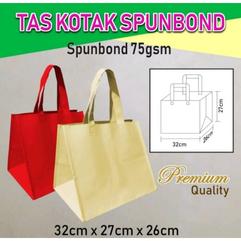 

tas spondbond handle box jahit