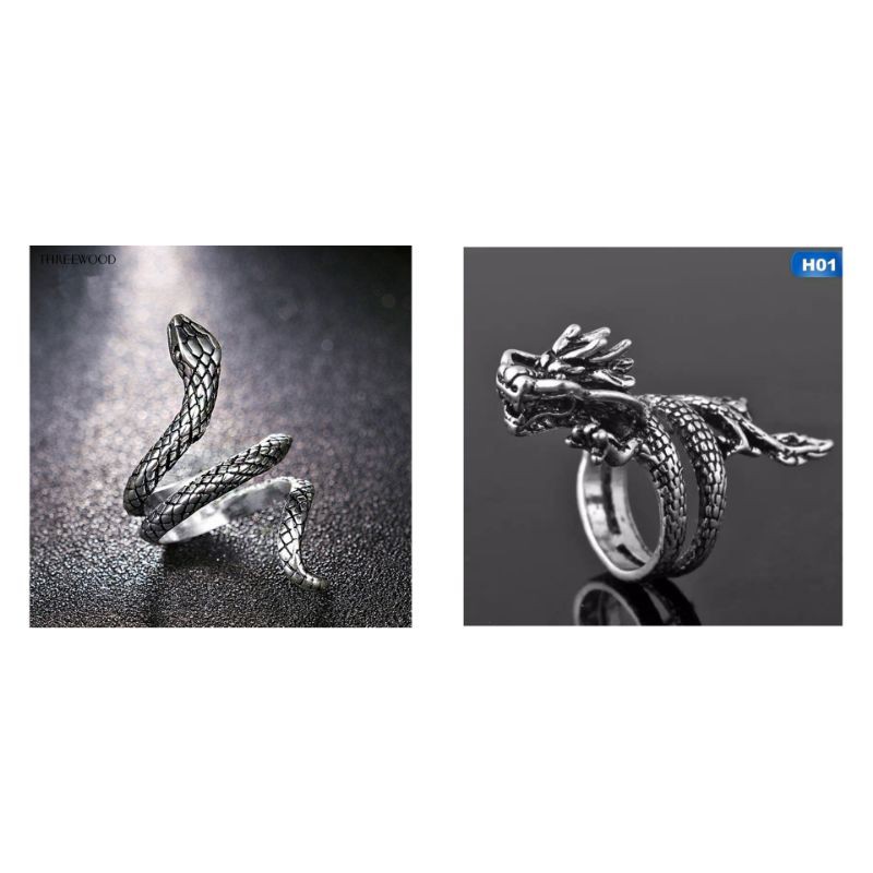 cincin motif naga cincin antik cincin ular cincin pria