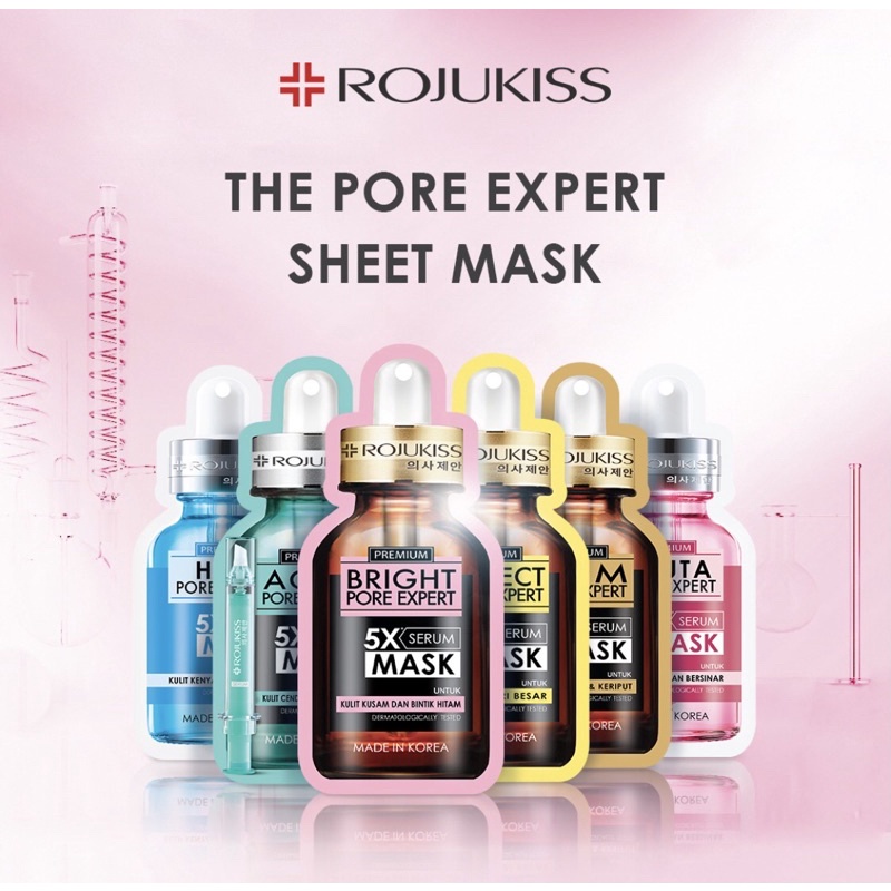 ⭐️ Beauty Expert ⭐️ ROJUKISS Premium 5X Serum Mask 25ml | Rojukis Sheet Masker