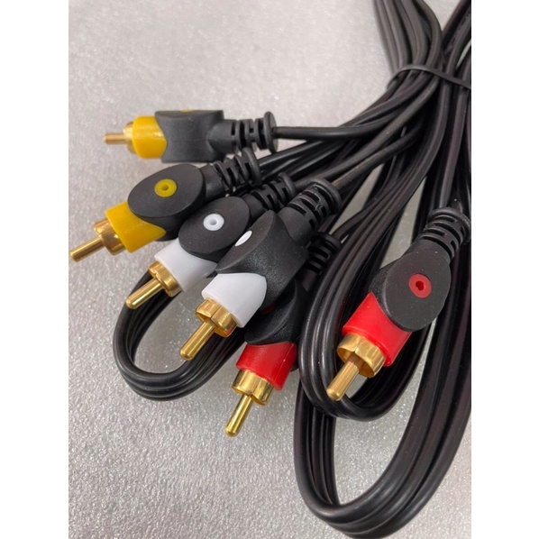 Kabel RCA 3R-3R KB 1,5 meter MYFAIR (3jalur) Good Quality