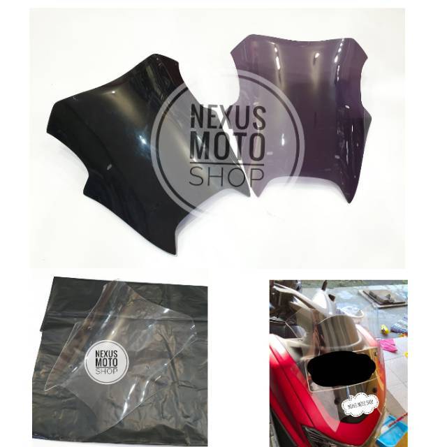 windshield ocito nmax 155 visor ocito nmax 155 windshield pendek nmax