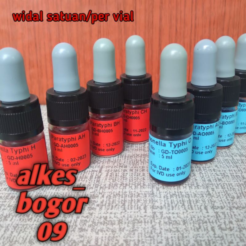 Jual Reagen Widal Salmonela Satuan Vial Glory Diagnostics Shopee Indonesia