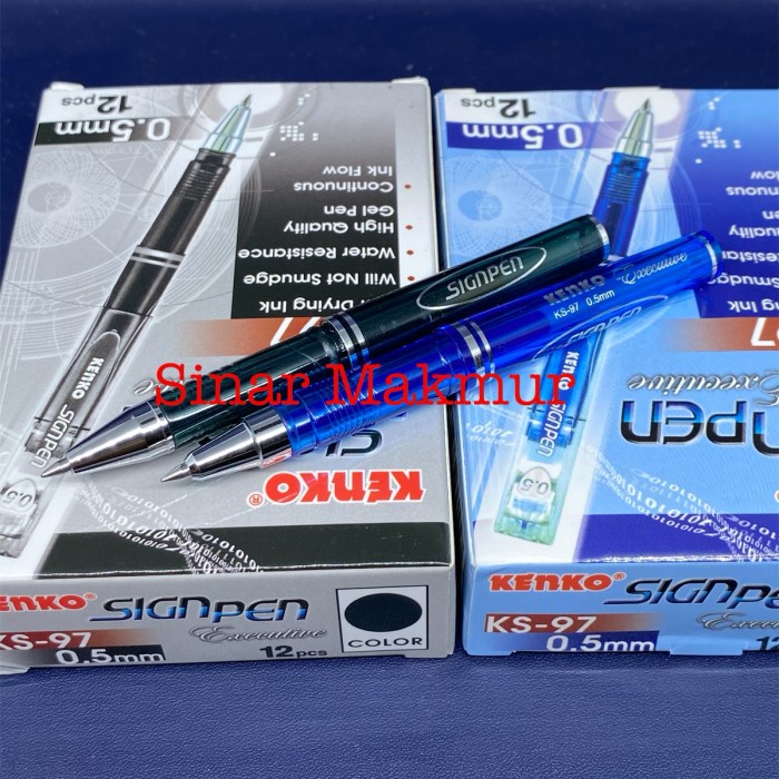 

(BISA COD) Pulpen / Ballpoint / Kenko Sign Pen KS-97 - Hitam