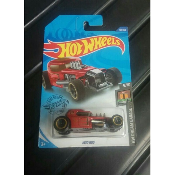 hotwheels MOD ROD merah metalik HW DREAM GARAGE