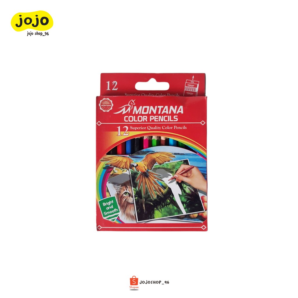 

Pensil 12 Warna MONTANA TH350-12 Pendek