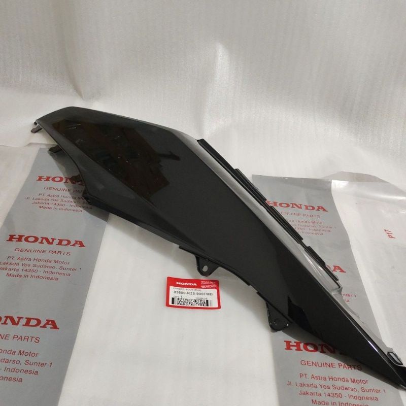 Cover Body Kiri Honda Beat FI 2012 - 2014 starter kasar Ori Hitam