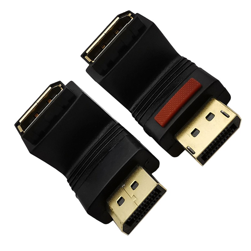 Converter btsg Displayport Male to Female90° Adaptor Siku Atas/Bawah/Kiri/Kanan