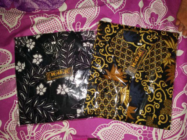 Bswart Batik Hrb026 Kenongo Hem Pendek Padi Pekalongan M L Xl Batik Pria Murah Modern Grosir