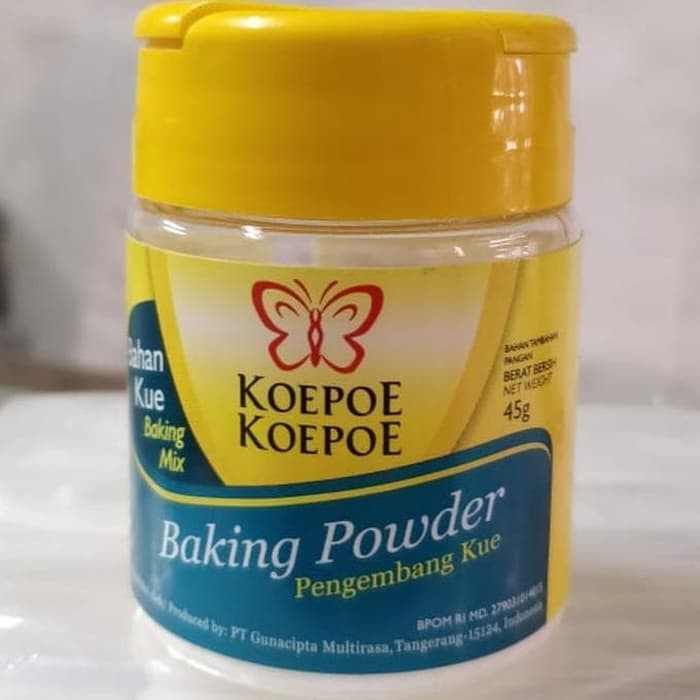 

Baking powder kupu kupu 45gr kupu kupu