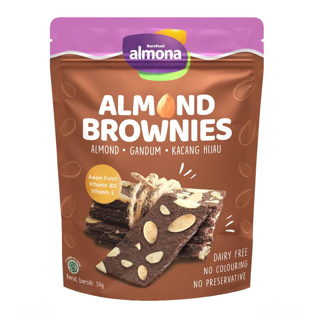 ALMONA Almond Brownies 50gr