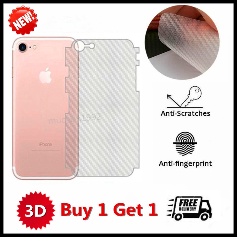 [Buy 1 Get 1] Pelindung Layar Tempered Glass Carbon Fiber