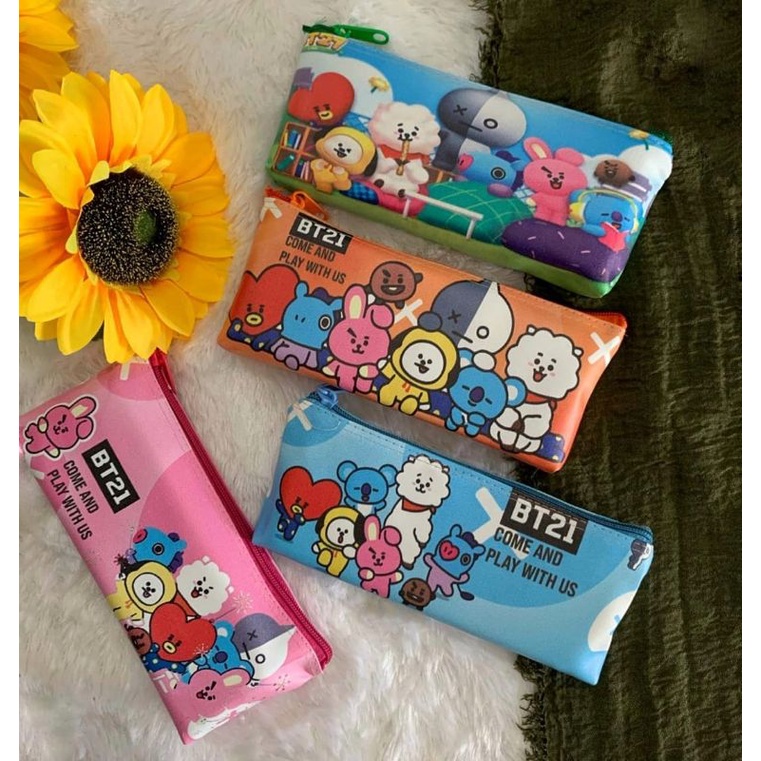 

[BISA COD] Tempat pensil BT21 dusgrib BT21 pencase BT21