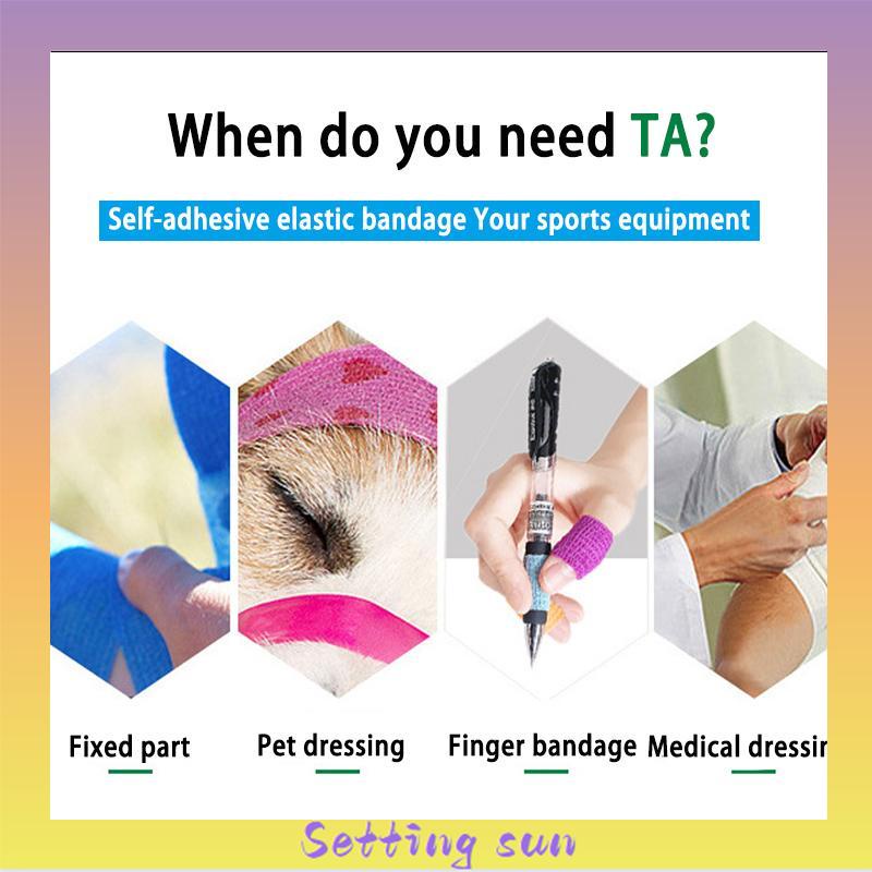 Perban Perekat Diri Elastis  Perban Jari Menulis  Pergelangan Kaki Olahraga Luar Ruangan  Perban Hewan Peliharaan TN
