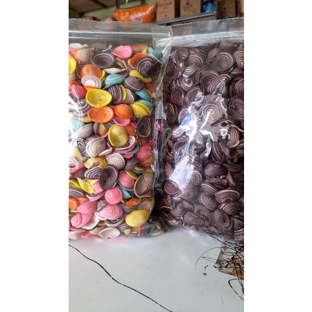 

snack kiloan murah kuping gajah mini / jajanan kiloan contong manis 500 gram